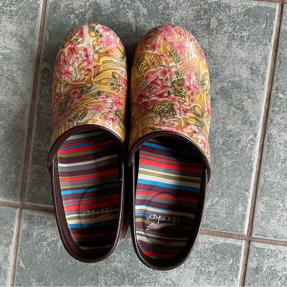 Dansko Floral Clog
